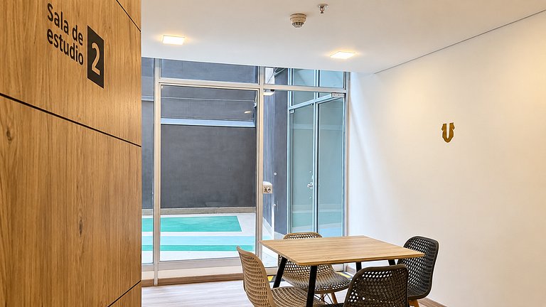 Loft piso 18 con vista a los cerros Bogotá Centro