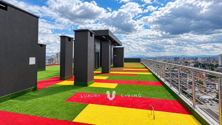 Apartamento moderno con lavadora-secadora en Bogotá