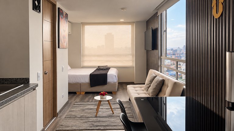Vista a Monserrate | Loft para 3 en Bogotá Centro