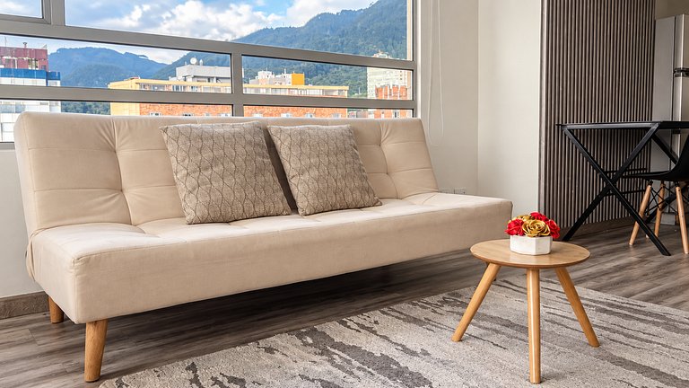 Vista a Monserrate | Loft para 3 en Bogotá Centro