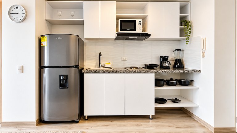 Apartamento familiar para 5 con vista Bogotá