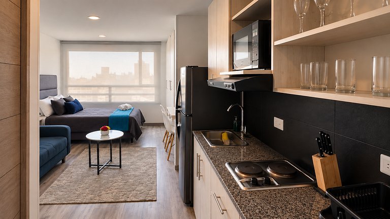 Loft privado para 2 en el centro de Bogotá
