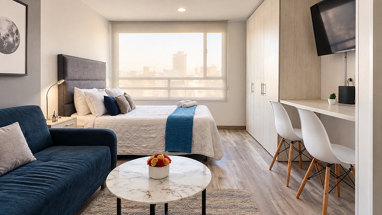 Loft privado para 2 en el centro de Bogotá