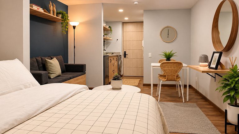 Apartamento moderno con lavadora-secadora en Bogotá