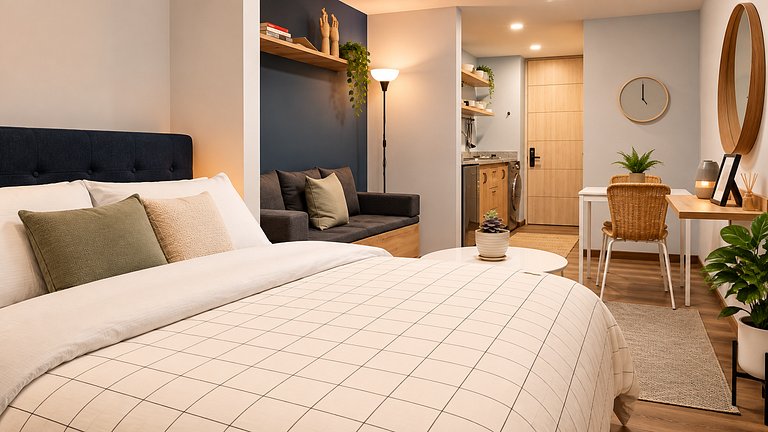Apartamento moderno con lavadora-secadora en Bogotá